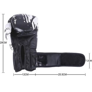 ถุงมือชกมวยคุณภาพดีสำหรับผู้ใหญ่ ออกแบบโลโก้ได้ตามต้องการ ผลิตจากหนังแท้ระดับมืออาชีพ สวมใส่สบาย เหมาะสำหรับการฝึกซ้อมศิลปะการต่อสู้ - Product Image 6