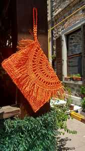 Handcrafted Straw Crochet Beach Clutch With Bohemian Tassels Raffia <b>Bag</b> Beach Purse Summer <b>Bag</b> Paper <b>Rafia</b> Women Handbag Black - Product Image 3