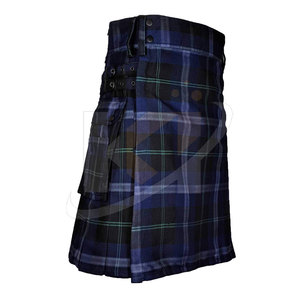 Kilts de Tartán para Hombre, Talla Grande, Cintura Elástica, Corte Holgado, Personalizados al por Mayor, Algodón/Lana, Alta Calidad, para Uso Casual - Product Image 2