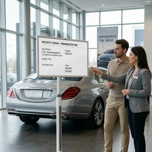 Pantalla Móvil Inteligente Inalámbrica de 32 Pulgadas con Android <span class=keywords><strong>13</strong></span>, Pantalla Táctil Giratoria con Ruedas Ocultas y Batería para Transmisión en Redes Sociales - Product Image 3