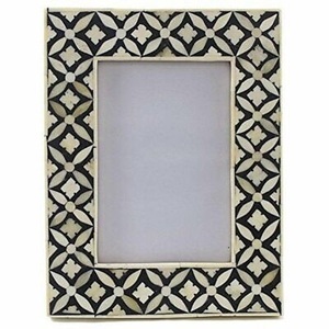 New Arrival Decorative Elegant Moroccan Design Handmade Naturals White all colors Resin Bone Inlay Photo Frames