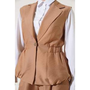 ชุด2ชิ้นลาเต้เสื้อกล้ามเอวยางยืด - Product Image 3