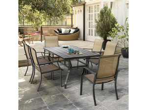 Juego de Mesa de Comedor de Hierro Fundido Resistente y Minimalista, Sillas de Jardín Cómodas para Patio, Hotel, Apartamento, Parque - Product Image 2
