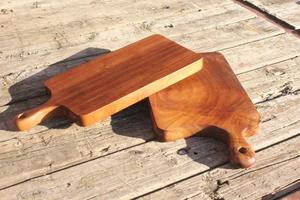 Planche à découper en bois avec poignée, lavable au lave-vaisselle, écologique, antibactérienne, en résine, planche à découper pour le fromage, de haute qualité - Product Image 2