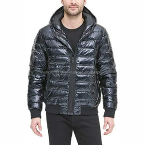 Veste 3 en 1 pour hommes avec doublure en polaire Veste à capuche en nylon pour hommes Manteau d'hiver en duvet à bulles 2024 - Product Image 3