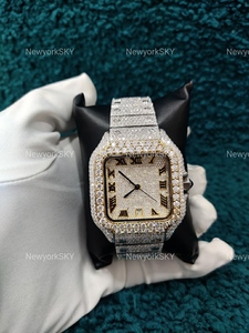 Reloj mecánico Bling de busto de 40MM hecho a mano, movimiento automático, estilo Hip Hop, personalizado, hecho en fábrica, acero inoxidable para él y ella - Product Image 2