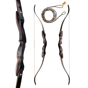 58 pouces Tir À L'arc Arc Recourbé de 20lbs-55lbs Chasse Arcs Recurve Arc Droit Riser Adulte Chasse Compétition de Tir