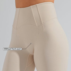 เลกกิ้งออกกำลังกายโยคะกางเกงรัดรูปผ้าโพลีเอสเตอร์สำหรับผู้หญิงเลกกิ้งออกกำลังกายกระชับก้น - Product Image 3