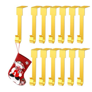 Crochets de stockage de cheminée de cintre de conception attrayante support de bas d'argenterie de la plus grande qualité pour une utilisation de fête de Noël - Product Image 3