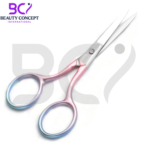 Soins personnels Ciseaux à ongles à cuticules en acier inoxydable pour l'épilation du visage et la coupe des sourcils Lame incurvée avec pointe pointue - Product Image 4