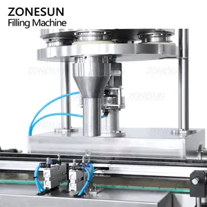 ZONESUN ZS-KL01S Automatic Particle Grain Rice Spice Sugar Nuts Tea Seeds MeasurinG Cup Bottle Filling Machine