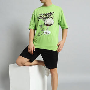 2025 nouveau 2 pièces ensemble Jogging costume été ensembles haute qualité hommes portent été ensembles courts - Product Image 5