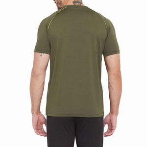 T-shirts pour hommes 100% coton jersey T-shirt respirant Design personnalisé Logo tendance T-shirt uni Coupe classique T-shirt pour hommes - Product Image 3