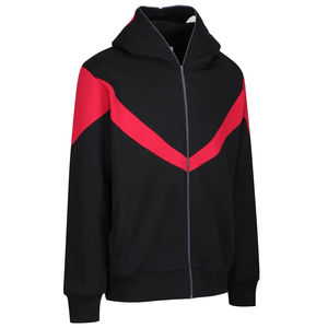 Sweat à capuche zippé intégral en molleton 100 % coton épais personnalisé 2025 avec double fermeture éclair, impression numérique hivernale - Product Image 2