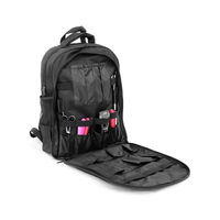 Sacs de barbier avec bandoulière et sac à dos tactique multi-compartiments à fermeture éclair