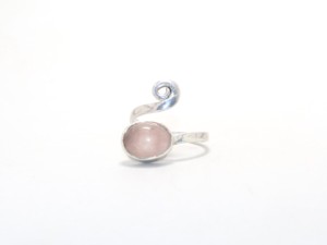 New Fine Pink Rose Quartz 925 Sterling <b>Silver</b> <b>Rings</b> Natural Gemstone Wholesale Jewelry Minimalist <b>Rings</b> <b>Chunky</b> <b>Rings</b> - Product Image 3