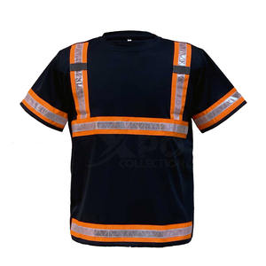 Outdoor Safety Hi Vis Polyester Breathable Waterproof T-<b>shirts</b> for <b>Men</b> Construction <b>Work</b> Wear Custom Logo Wholesale - Product Image 3