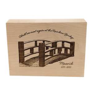 Bridge Pet Cremation Wood <b>Urn</b> for Wholesale Large Adult <b>Dog</b> <b>Urn</b> cremation <b>urns</b> for ashes large adult <b>dog</b> <b>urn</b> - Product Image 2