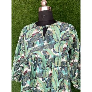 Robe de créateur d'été en coton indien pour femmes, encolure asymétrique en dentelle de bohème, vêtements de plage écologiques, cadeaux en gros - Product Image 4