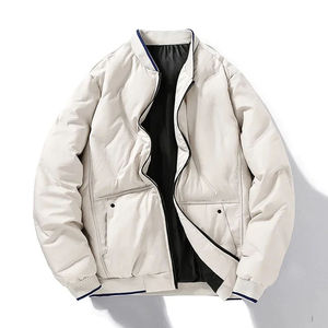 Premium hommes doudoune élégant design rembourré coupe-vent manteau chaud matériau souple à la mode décontracté hiver vêtements de mode - Product Image 1