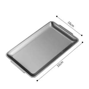 Bandeja de servicio de acero inoxidable de calidad superior con diseño elegante y construcción duradera para restaurantes y uso doméstico - Product Image 6