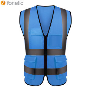 2022 nouveauté haute qualité léger haute visibilité gilet Logo personnalisé impression étanche à l'eau pour le travail en plein air - Product Image 6