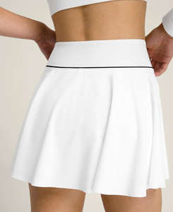 กระโปรงจีบเทนนิสป้องกันแสงสะท้อนสำหรับผู้หญิงกระโปรงแบดมินตันเล่นฟิตเนสเล่นกอล์ฟสำหรับผู้หญิงพร้อมกางเกงขาสั้น - Product Image 3