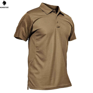 เสื้อยืดคอกลมผู้ชายผ้าคอตตอนคุณภาพสูงสำหรับฤดูร้อนเสื้อโปโลสุดเท่ - Product Image 1
