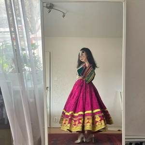 Ropa tradicional hecha a mano vestido afgano de alta calidad mejor Material afgano Vintage vestidos de mujer 0669 - Product Image 1