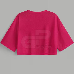 Camisetas cortas de fútbol para mujer, elegantes, de material suave y elástico, adecuadas para actividades deportivas y looks urbanos diarios. - Product Image 2