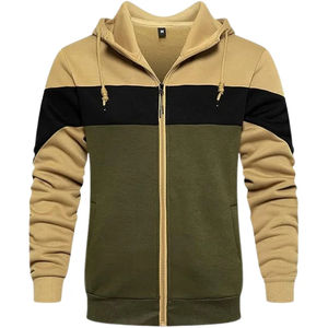 Sudaderas con Capucha y Cremallera Personalizadas con Logotipo, de la Mejor Calidad, 100% Algodón, Felpa, Casuales, para Hombre, Gruesas, para Invierno - Product Image 1