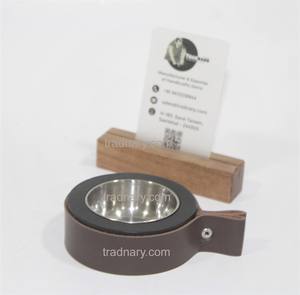 Incroyable Design Bakhoor arabe en bois avec support en cuir Brûleur d'encens arabe Mubkhar Brûleur d'encens en bois Mukhoor - Product Image 1