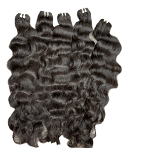 Haute qualité 100% chinois Remy vierge Extensions de cheveux en gros corps vague Machine Double trame 100g cheveux humains non transformés - Product Image 4