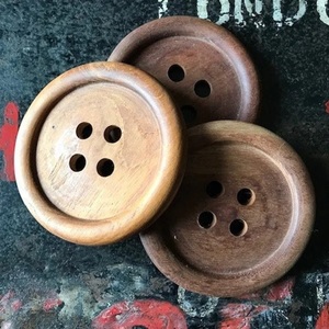Posavasos redondos de nogal de acacia de alta calidad, posavasos de madera, posavasos de alta calidad para alfombrillas y almohadillas de mesa - Product Image 2