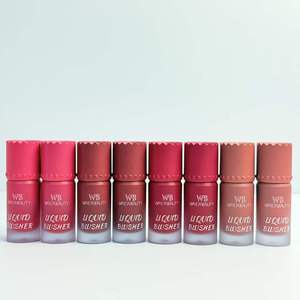 Rubor Líquido Warda Beauty, Larga Duración, Acabado Mate Natural, Resistente al Sudor y al Agua, 4 Tonos, Maquillaje para Mejillas - Product Image 4