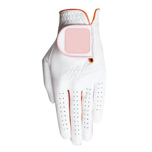 Gants en cuir Cabretta de qualité supérieure pour femmes avec étiquette d'impression de logo de broderie de marque personnalisée et Options d'emballage - Product Image 1