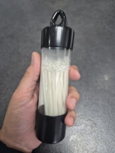 Bag Clips Cable Solu-Tie Fast Locking System Eco-Friendly PVA Water Soluble Strips 100 Units Fishing - Product Image 6
