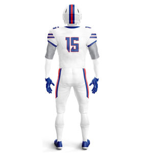 Uniforme de fútbol americano de alto rendimiento con zonas acolchadas de marca de equipo personalizado Tela de control de humedad y Atlético ergonómico - Product Image 3