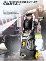 Nettoyeur Haute Pression Électrique Professionnel à Eau Froide pour Lavage de Voitures, Portable, Opération Simple, Multi-Puissance Élevée