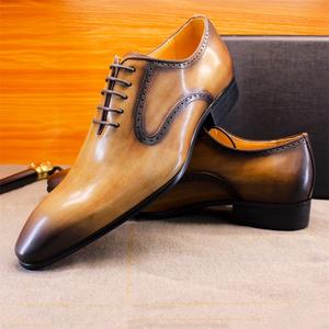 รองเท้าลำลองพื้นน้ำหนักเบาและรองเท้าใส่สบายสำหรับผู้ชาย รองเท้าหนัง - Product Image 4