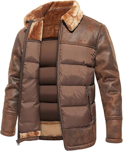 Veste matelassée à col montant pour homme, design à bulles personnalisé, élégante et confortable, en tissu canvas, best-seller pour l'hiver, vente en gros - Product Image 3