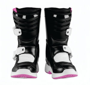 Bottes de motocross sur mesure, embout en acier, imperméables, respirantes, en cuir, chaussures de moto pour l'été - Product Image 6
