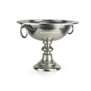 Recién llegado, cuencos de flores de Metal, florero de Metal crudo chapado en oro y plata, centros de mesa para decoración de bodas y eventos - Product Image 5