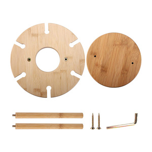 Premium Eco-Friendly Wooden <b>Wine</b> Bottle Glasses Holder for Travel Use 6 Glasses & 1 Bottle Capacity - Product Image 5