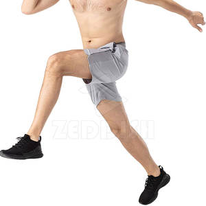 2025 <b>Men's</b> Sporty Jogger Gym <b>Shorts</b> Comfortable Fitness Wear with Elastic Waist Closure Solid <b>Pattern</b> Customizable Logo Design - Product Image 5