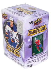 Mejor Precio 2025-26 Upper Deck Serie 1 Hockey Caja Blaster de 4 Paquetes Sellada de Fábrica Disponible para Compradores Mayoristas - Product Image 2