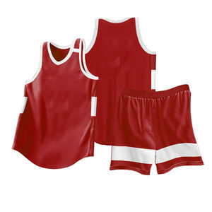 Ensemble maillot et short de basket-ball taille jeune et adulte disponible équipe de conception personnalisée porter uniforme en maille respirante à séchage rapide - Product Image 1