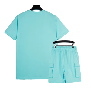 Fabricant OEM d'ensemble pour hommes pour extérieur vêtements de mode en polyester manteau à séchage rapide personnalisé pour hommes veste en duvet épaisse ensemble pour hommes de grande taille - Product Image 2