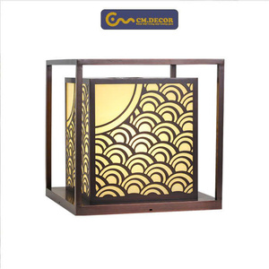 DTC01 CMDecor Lampe solaire LED pour poteau de portail, blanc chaud, éclairage extérieur de jardin, bronze/acier inoxydable/aluminium/verre, DC IP66, utilisation hôtelière - Product Image 1