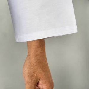 2025 Customized Approved High Quality Spandex/Polyester Durable Quick Dry Breathable Lightweight <b>White</b> Gi Wrestling Uniform - Product Image 5